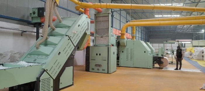 Absorbent cotton roll machine for hospitals and clinics in Bangalore, Hyderabad, and Ahmedabad.