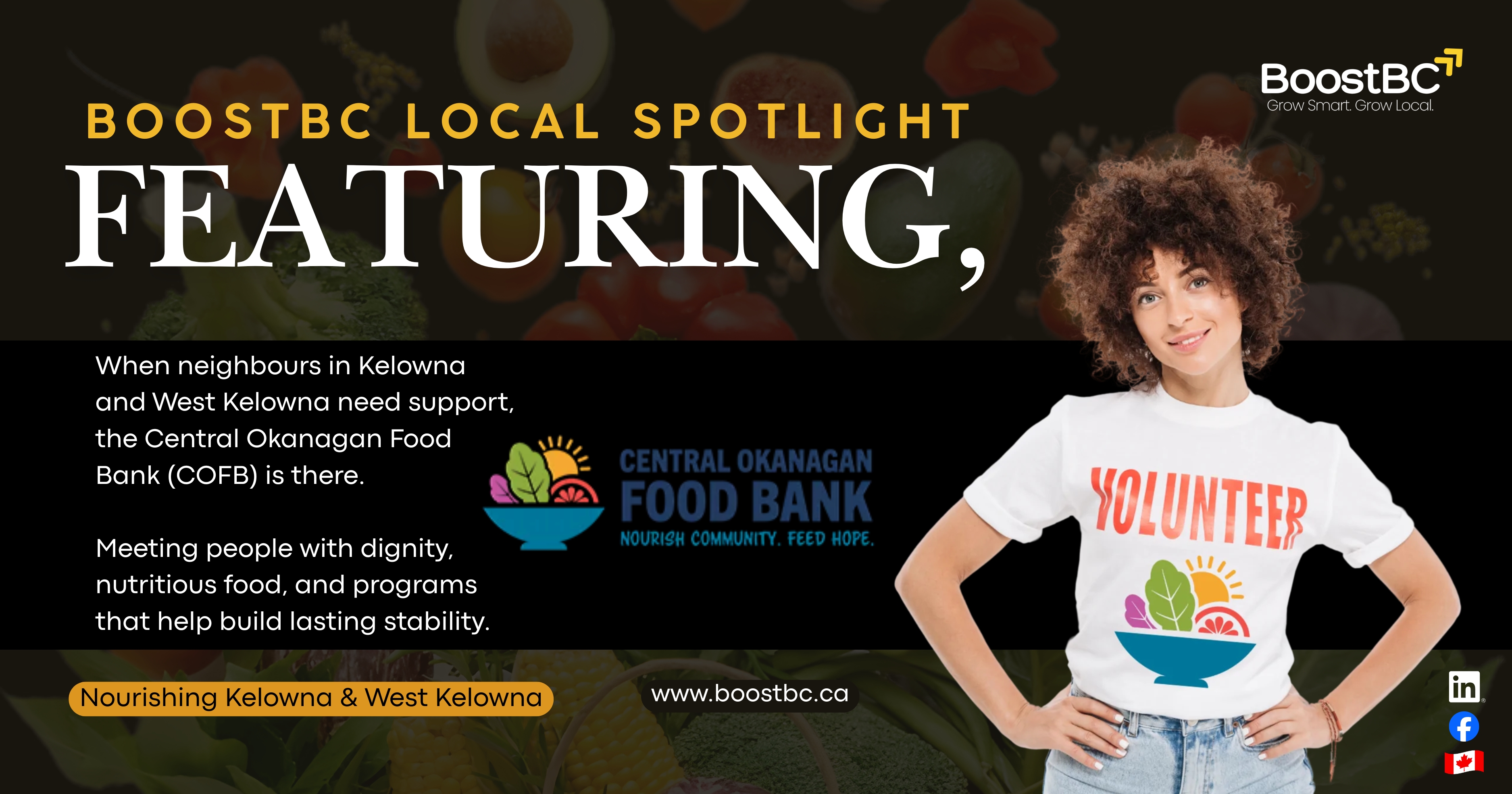 Central Okanagan Food Bank: Nourishing Kelowna & West Kelowna