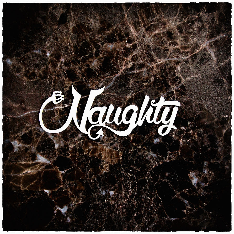 Thumbnail: Beautiful Words Small Naughty Or Nice 4 Piece Laser Cut Chipboard