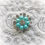 Thumbnail: Soft Teal Pearl And Rhinestone Button Set Of 2