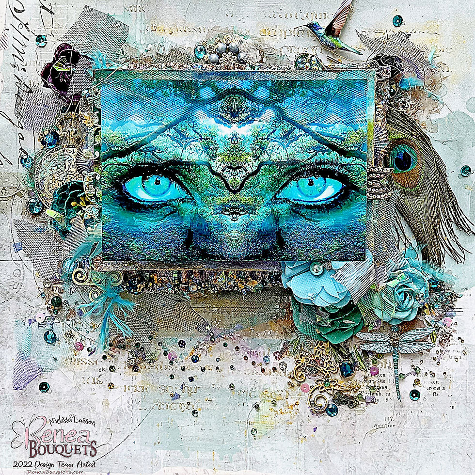 Thumbnail: By The Sea Roses and Leaves Mulberry Paper Flowers