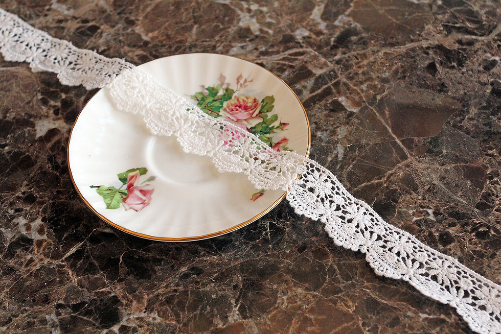 Thumbnail: Reneabouquets Trim-Petite Flower Lace