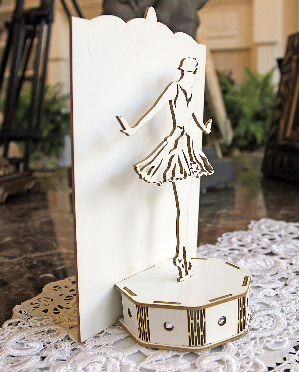 Thumbnail: Beautiful Board 3D Stage With Or Without Ballerina Chipboard Kit