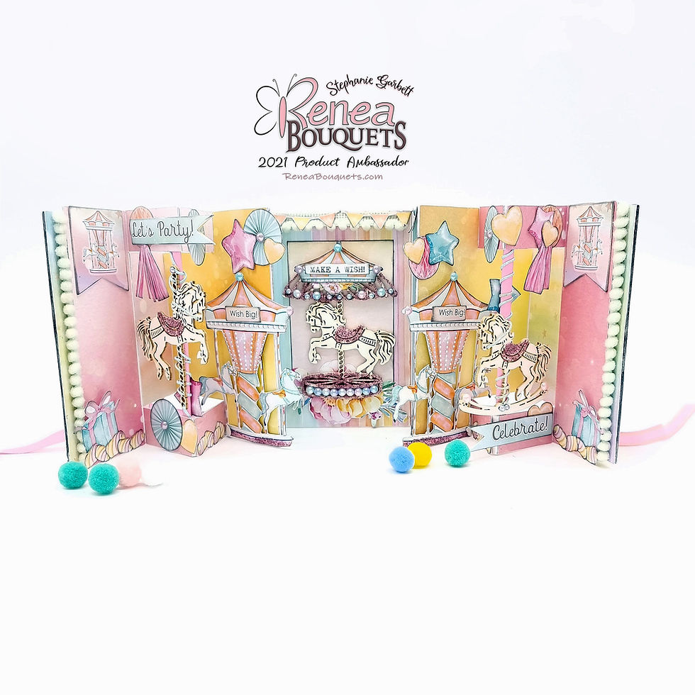 Thumbnail: Beautiful Board Large Rocking Horse Chipboard