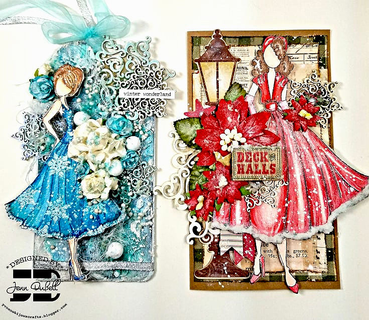 Thumbnail: Beautiful Board Victorian Snowflake Medallions Set Chipboard