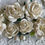 Thumbnail: Soft Ivory Roses,Gardenias and Leaves Mulberry Flowers