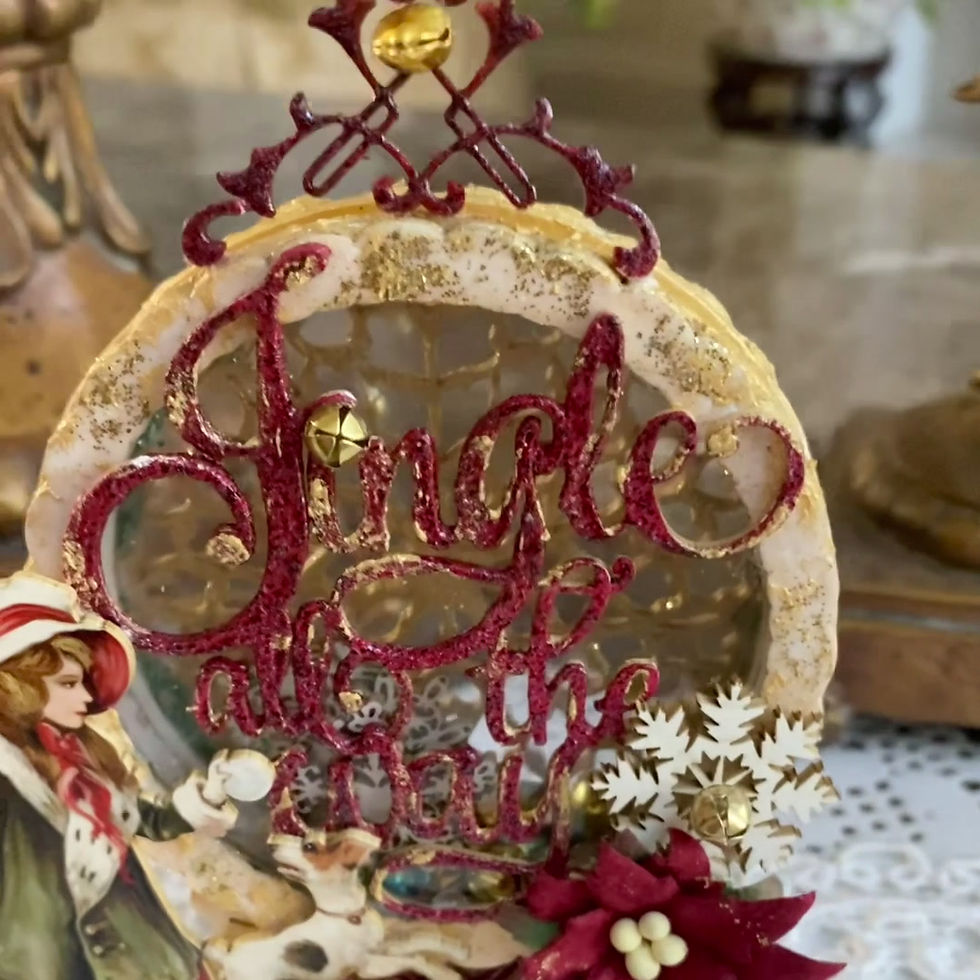 Thumbnail: Beautiful Box Snow Globe Shaker Box With Stand DIY Kit