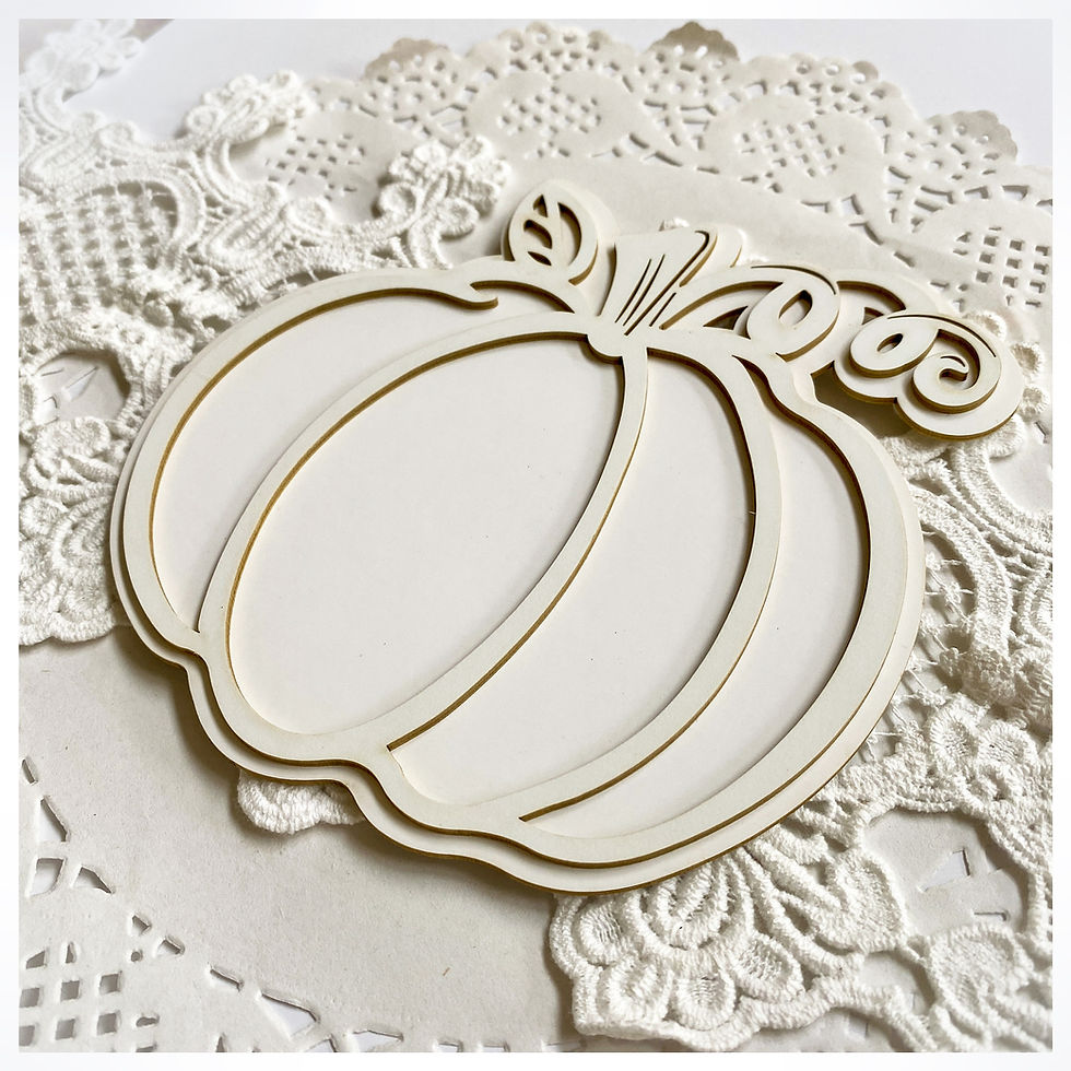 Thumbnail: Beautiful Board Stackable Pumpkin Patch Creative Palette Laser Cut Chipboar