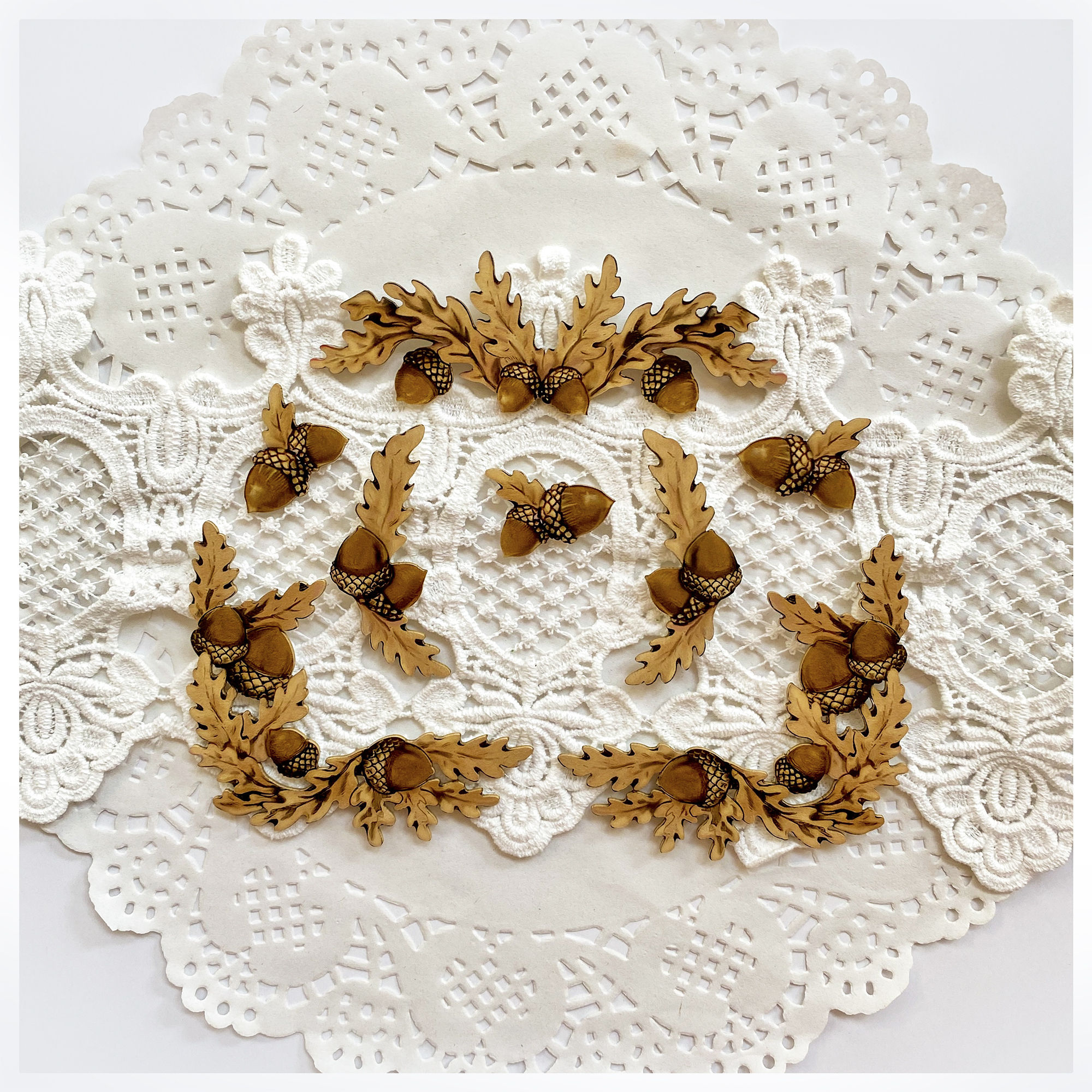 Beautiful Board Small Fabulous Fall Pattern Laser Cut Chipboard