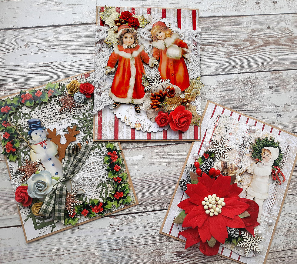 Thumbnail: Printed Beautiful Board Small Snowman Chipboard