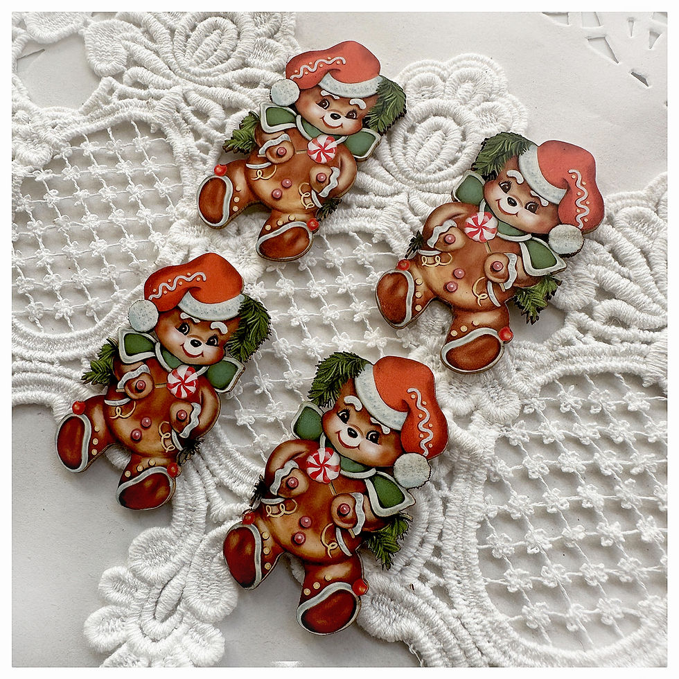 Thumbnail: Itty Bitty Printed Beautiful Board Set Gingerbread Cuties