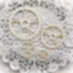 Thumbnail: Beautiful Board Clockwork Gears Set Of 4 Laser Cut Chipboard