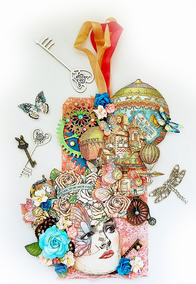 Thumbnail: Tiny Treasures Mystic Topaz Premium Paper Dragonflies