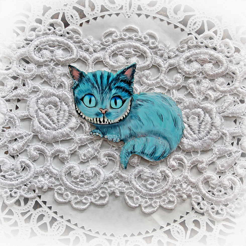 Thumbnail: Cheshire Cat Small Premium Paper Die Cuts~Wonderland
