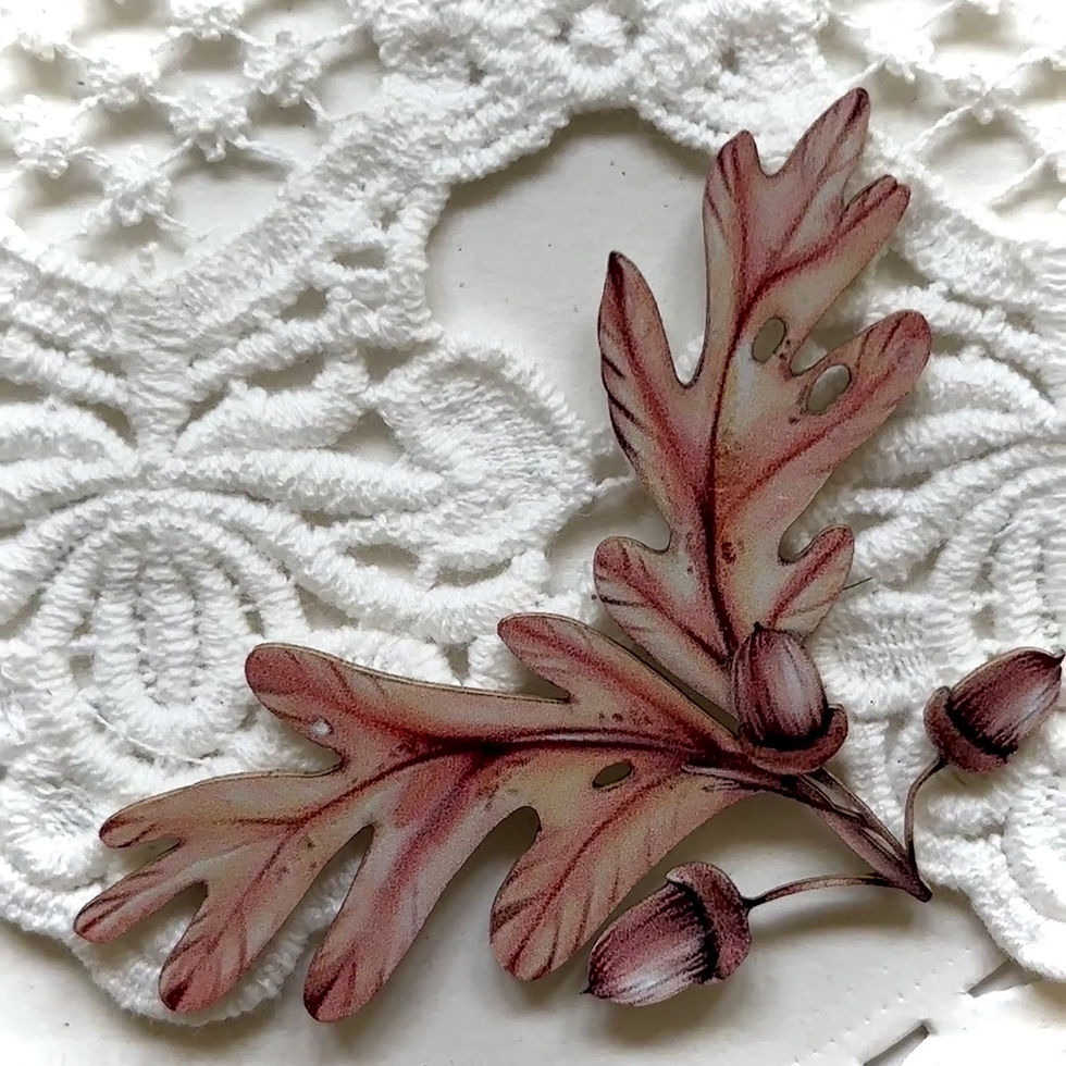 Thumbnail: Printed Beautiful Board Hello Autumn Corners Chipboard