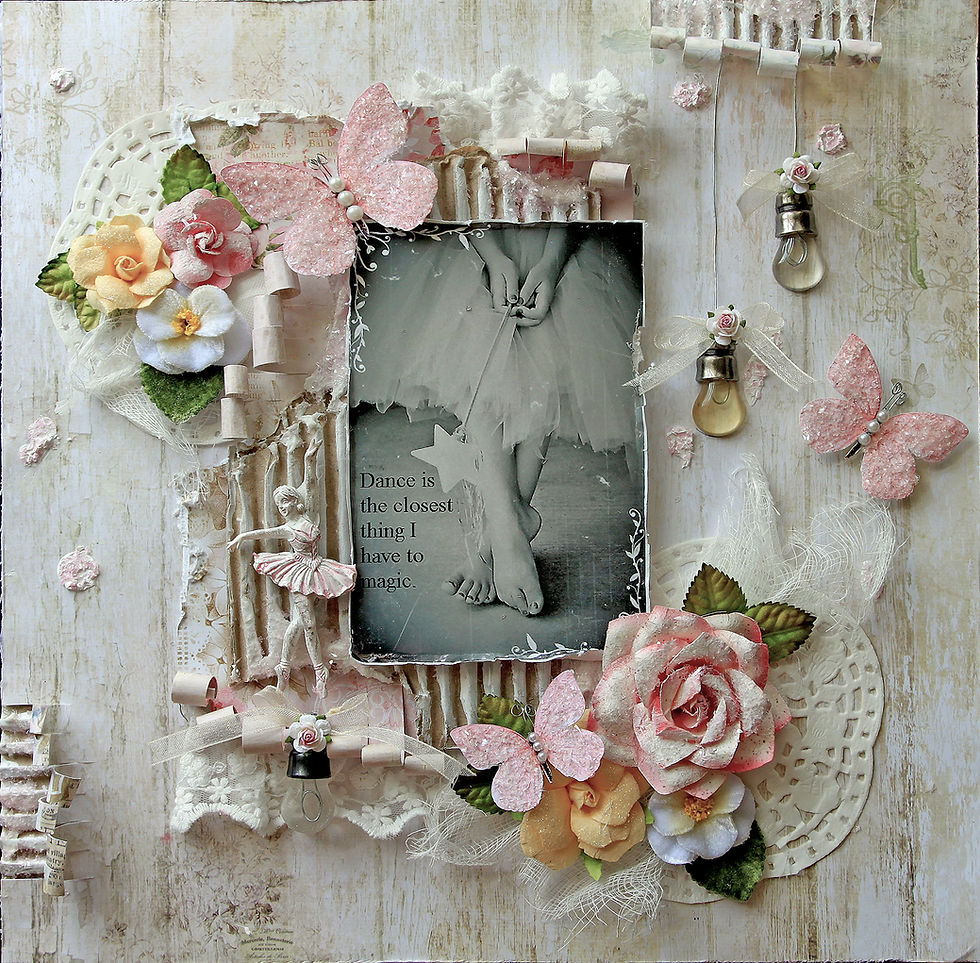Thumbnail: Sweet Pea Premium Paper Glitter Glass Butterflies