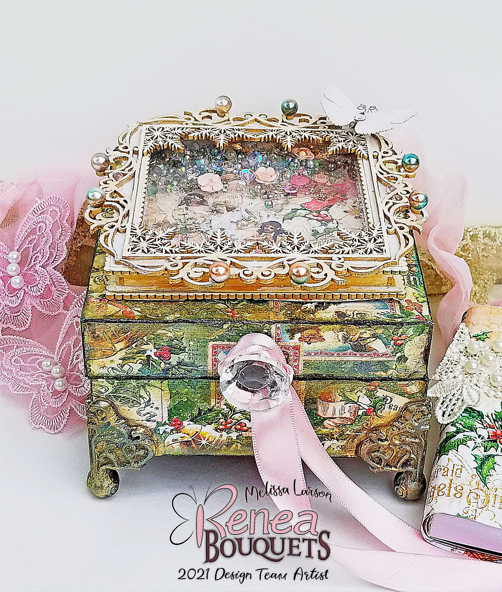 Thumbnail: Beautiful Box First Snow Shaker Box With Frame DIY Kit