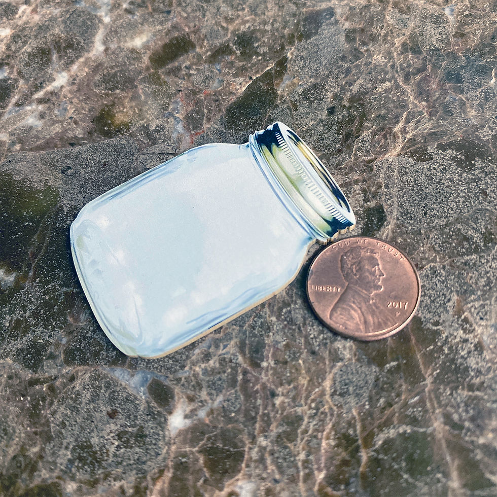 Thumbnail: Beautiful Board Mason Jar Itty Bitty Chipboard Set