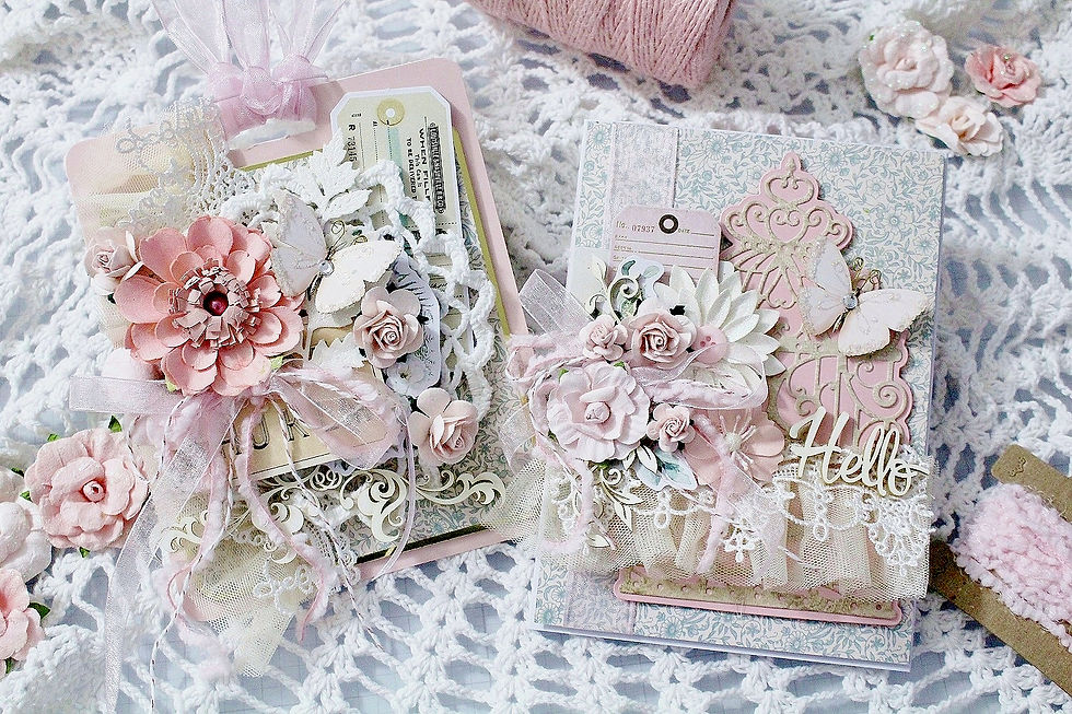 Thumbnail: Tiny Treasures Sweet Nothings Premium Paper Glitter Glass Butterflies