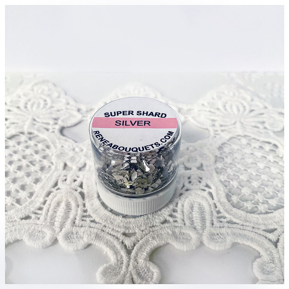 Thumbnail: 2 Ounce Silver Super Shard German Glitter Glass