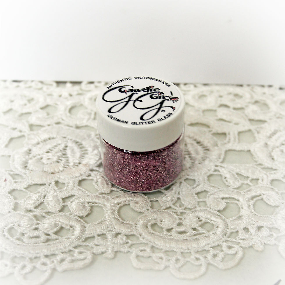 Thumbnail: .5 Ounce Pink Fine German Glitter Glass