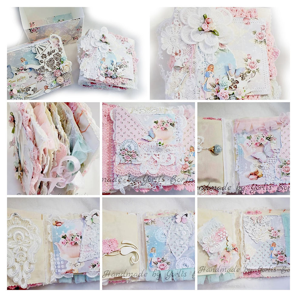 Thumbnail: Beautiful Board Garden Party ~ Tea Time Laser Cut Chipboard Set