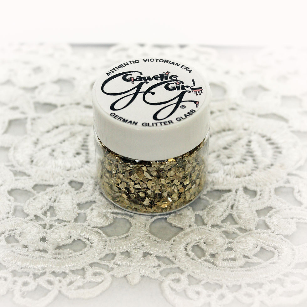 Thumbnail: .5 Ounce Gold Shard German Glitter Glass