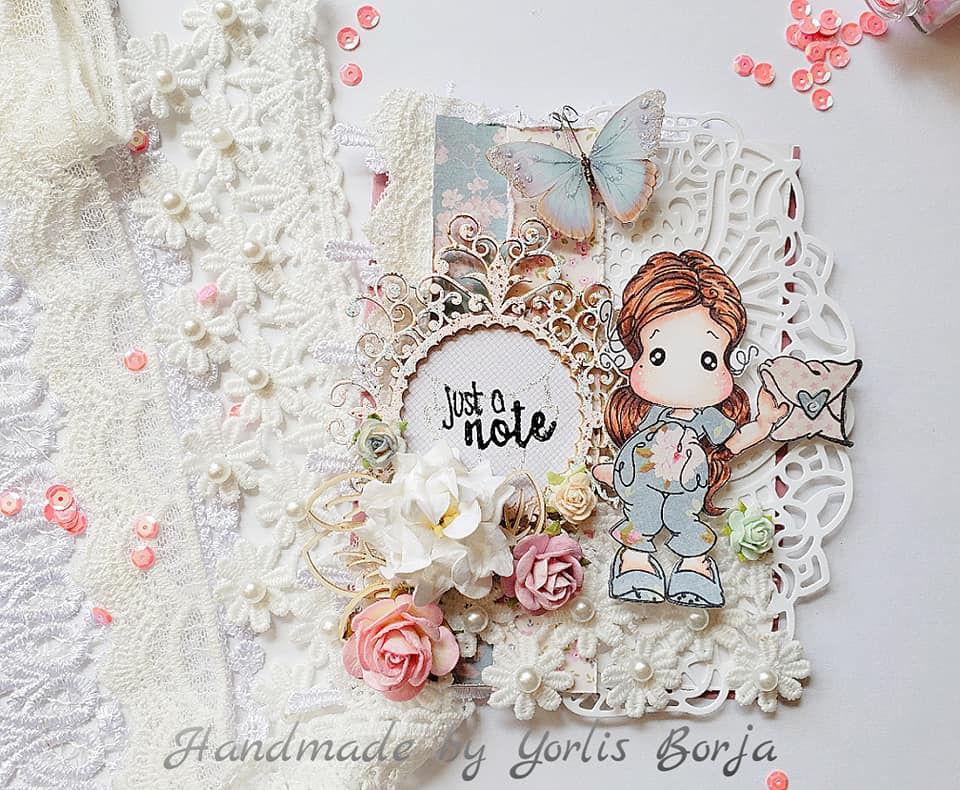 Thumbnail: Garden Bouquet Lace~ 2 Inch Wide White