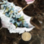 Thumbnail: Printed Beautiful Board Tiny Victorian Umbrella Corners Laser Cut Chipboard
