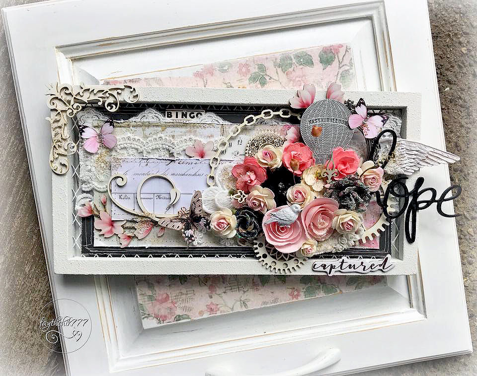 Thumbnail: Beautiful Board Wild Flower Gears Set Of 4 Laser Cut Chipboard