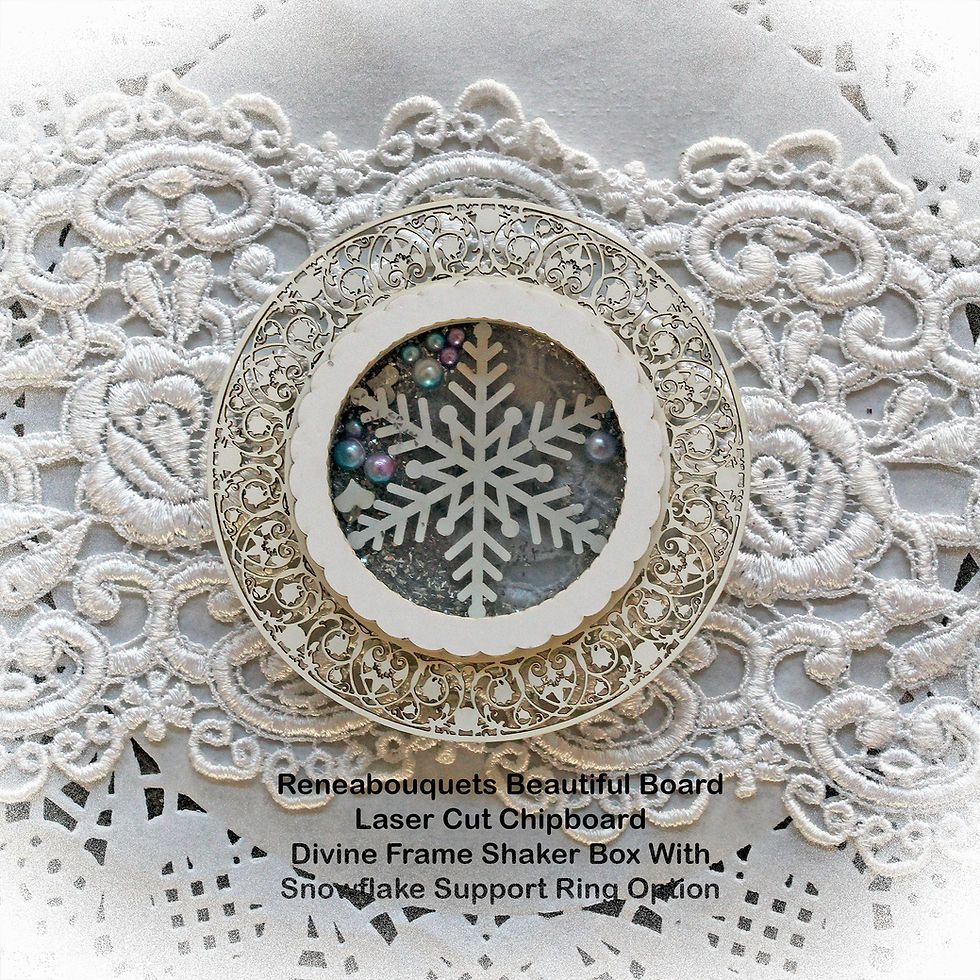 Thumbnail: Beautiful Box Divine Frame Shaker Box Chipboard DIY Kit