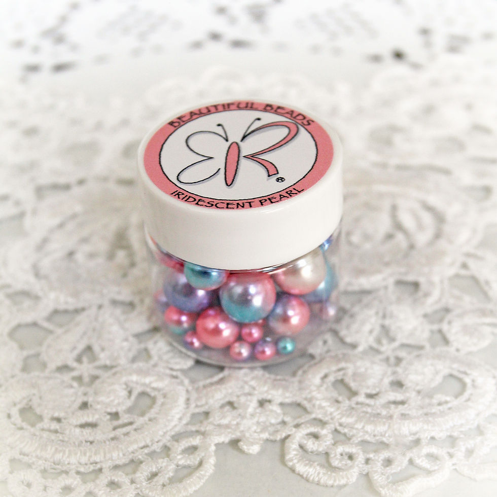 Thumbnail: .6 Ounce Beautiful Beads Magic Stones Iridescent Pearls