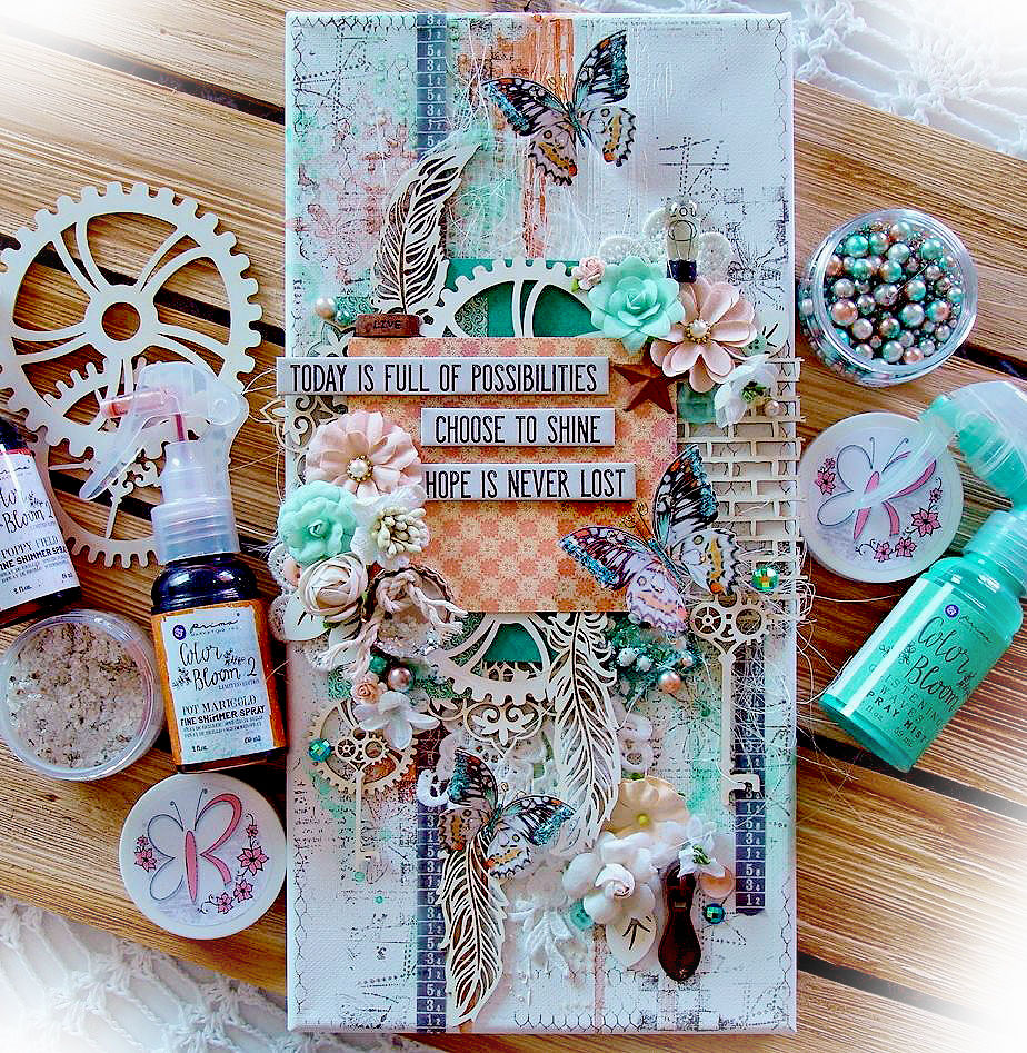 Thumbnail: Phantasy Premium Paper Glitter Glass Butterflies