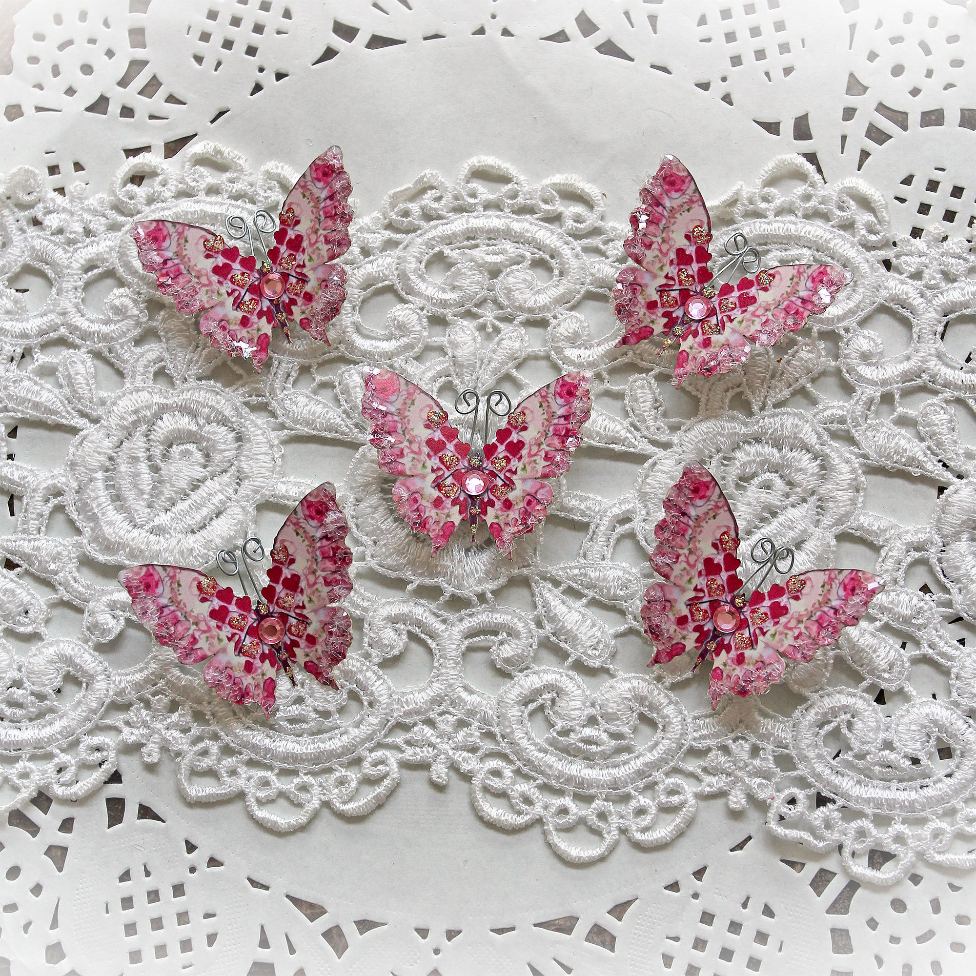 Tiny Treasures Love Potion Premium Paper Glitter Glass