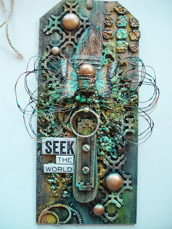 Thumbnail: Secret Garden Premium Paper Glitter Glass Butterflies