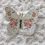 Thumbnail: Tiny Treasures Shabby Pink Roses Premium Paper Glitter Glass Butterflies