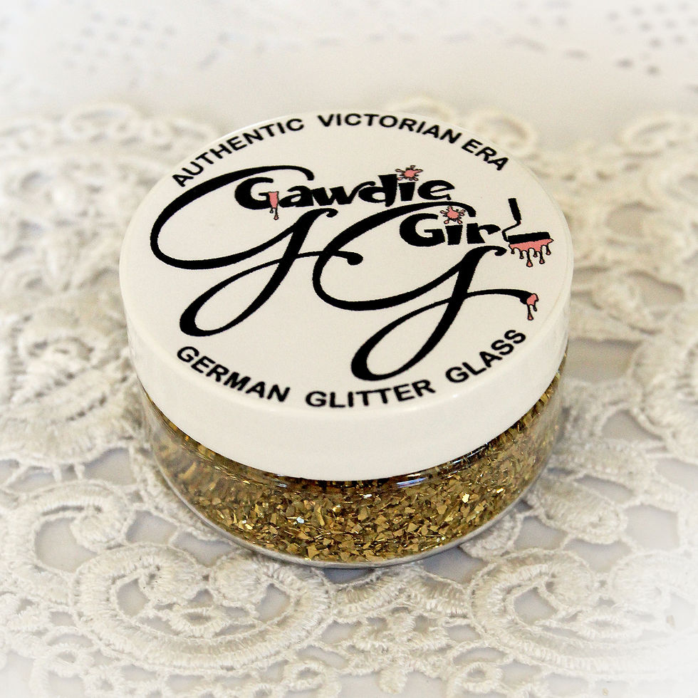 Thumbnail: 2 Ounce Gold Chunky German Glitter Glass