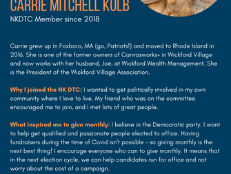 NKDTC Monthly Giving Supporter: Carrie Mitchell Kolb
