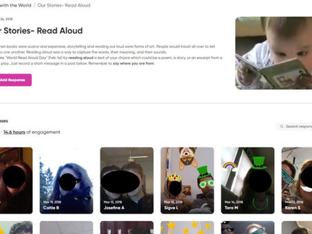 Video-based responses in a learning community