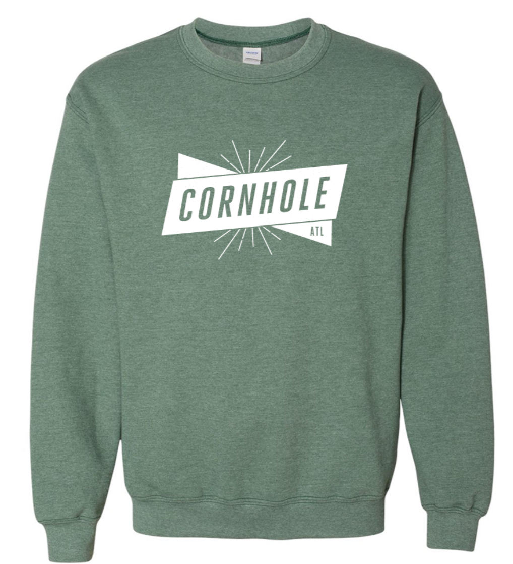 Crew Neck Sweatshirt Heather Forest