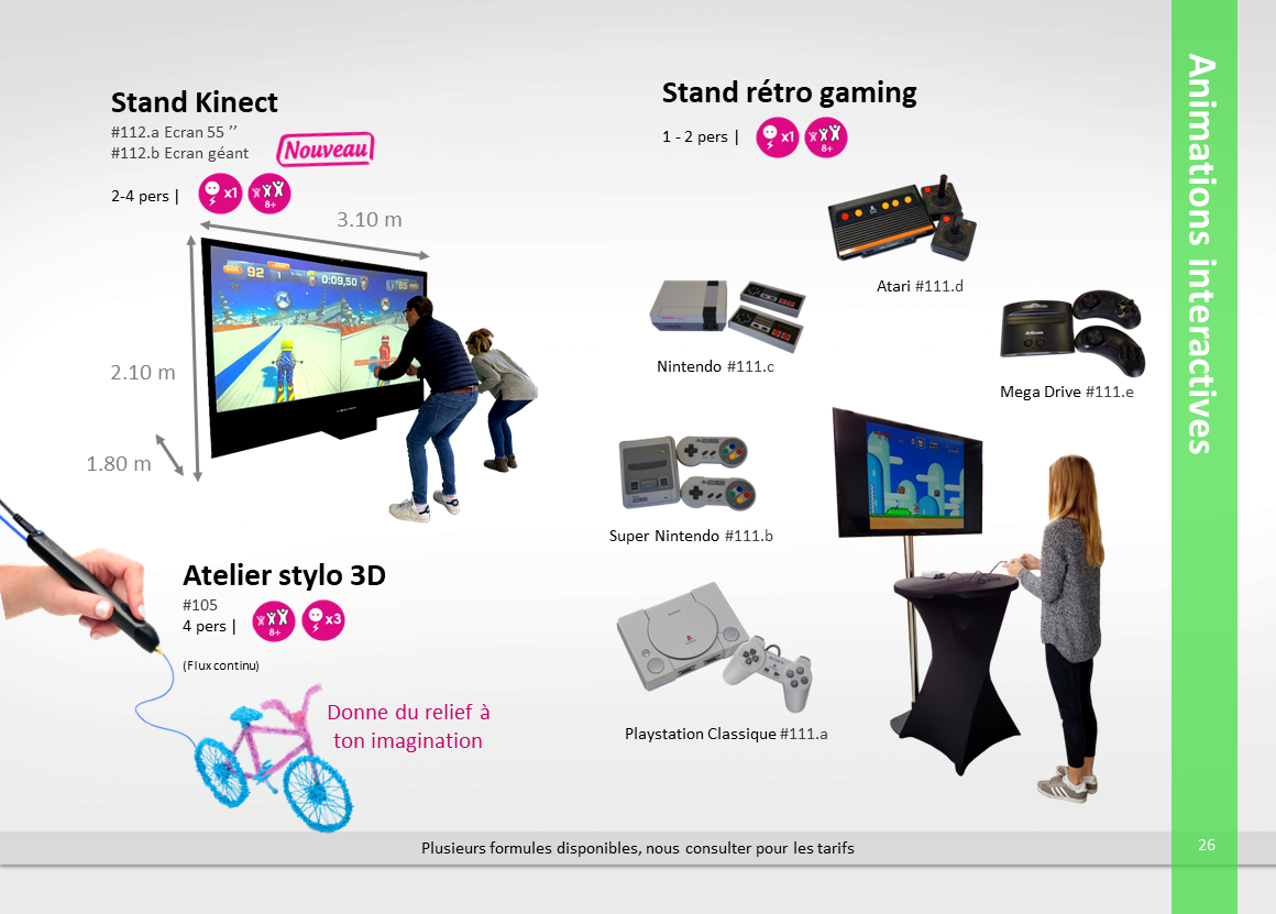 Animations rétro Game