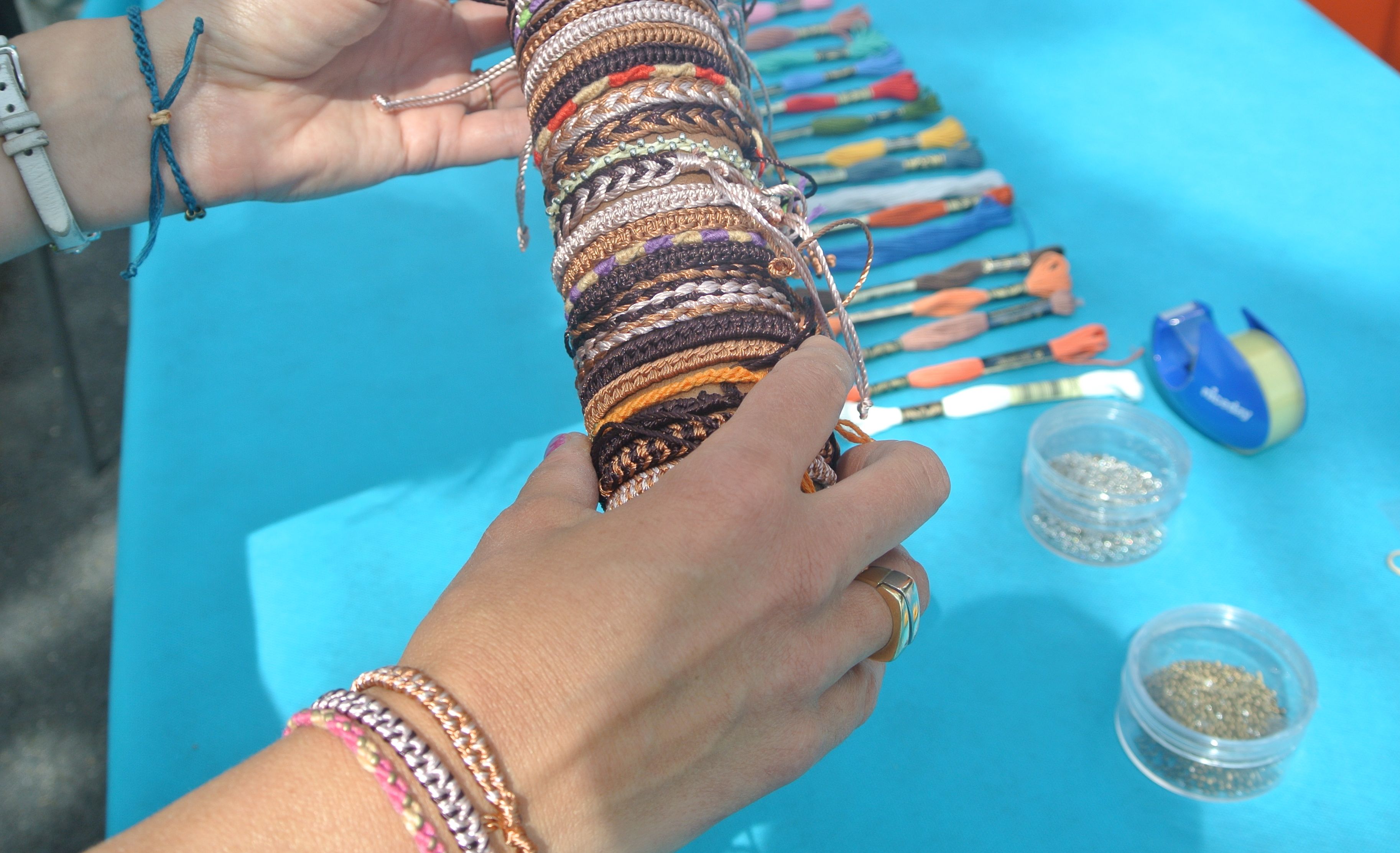 Atelier bracelets bresiliens