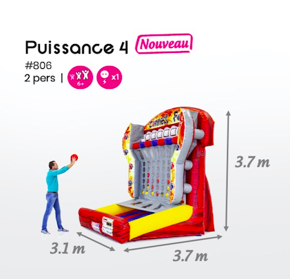 #806 ouissance 4 gonflable