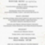Winter Menu