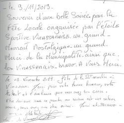 LIVRE D OR VINASSAN TRIO SUCCES FOUS 