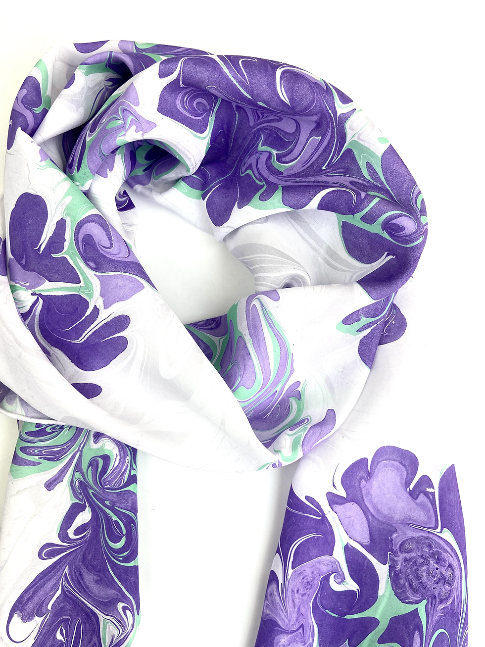 Thumbnail: Wisteria Silk Scarf