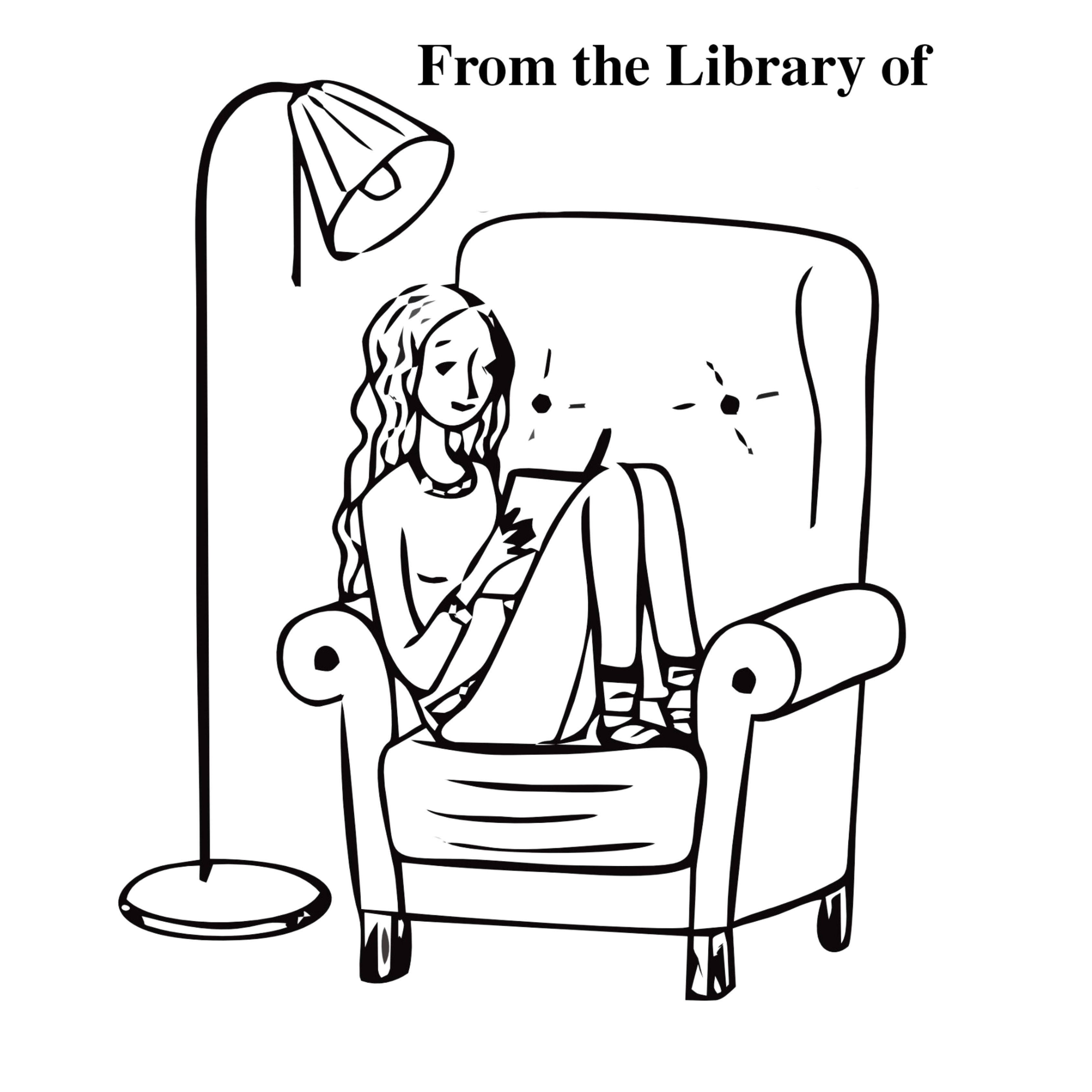 Night Reader Customised Book Stamp with your Name