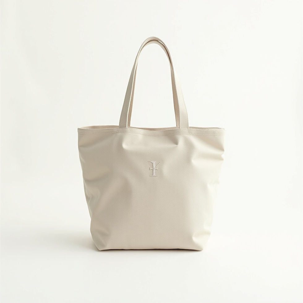 Monogrammed Canvas Tote