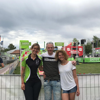 Staffelstart bei der Challenge Roth