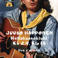 Trubaduuri ja lauluntekijä Juuso Happonen juhlistaa 30-vuotista taiteilijajuhlavuottaan kiertueella. Luvassa on suomenkielisiä, tarinallisia lauluja, lämpöä ja pieniä hetkiä elämän varrelta.
